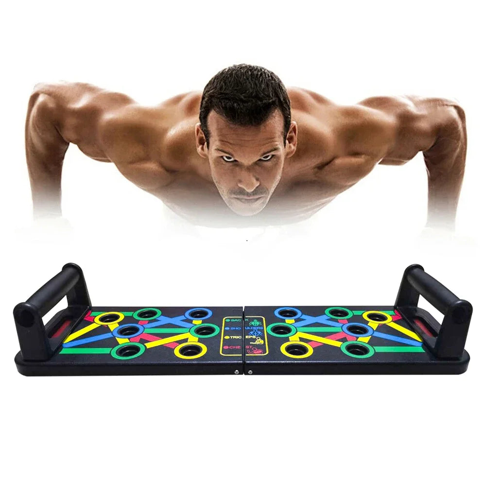 14 in 1 Push-Up Rack Workout Board Training Sport Fitness Gym